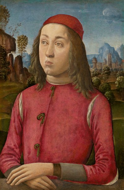 Portrait of a Youth by Agnolo di Domenico
